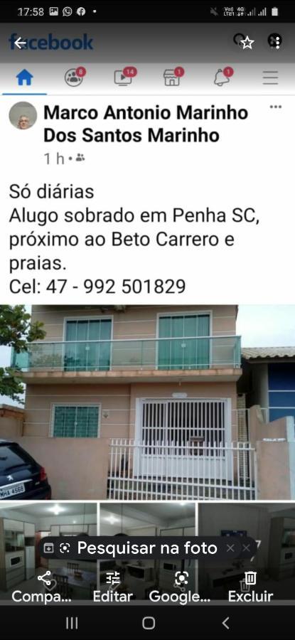 Villa Sobrado Em Penha - Sc Exterior foto